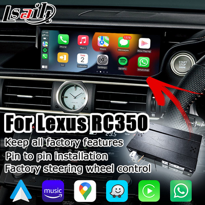 کارپلی بی سیم برای Lexus RC RC350 RCF RC200t RC300h RC300 android auto