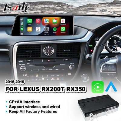 رابط کارپلی اتوماتیک اندروید بی سیم برای کنترل ماوس لکسوس RX350 RX200T RX 350 2016-2019