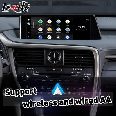 Lexus Carplay Android Auto Interface برای RX450H RX350 RX 350 کنترل ماوس 2016-2019