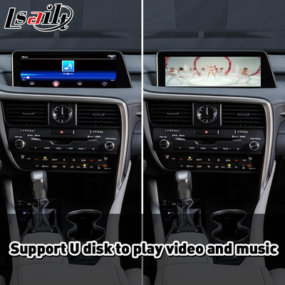 Lexus Carplay Android Auto Interface برای RX450H RX350 RX 350 کنترل ماوس 2016-2019