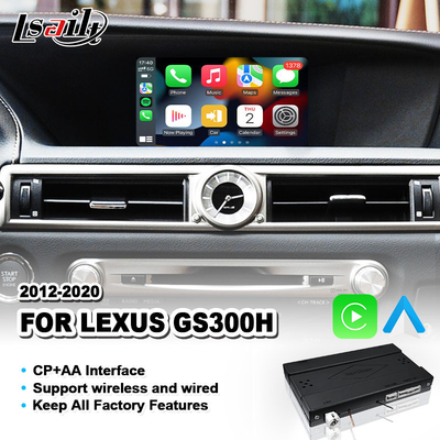 یکپارچه سازی خودرو کارپلی اندروید رابط اتوماتیک برای لکسوس GS300H GS 300H 2012-2015