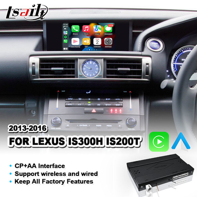 CP + AA Car OEM Integration Video Interface برای Lexus IS300H IS200T IS 300h کنترل ماوس 2013-2016