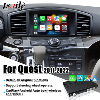 رابط بی‌سیم CarPlay برای Nissan Quest، Patrol، Armada، Infiniti QX با YouTube، Android Auto