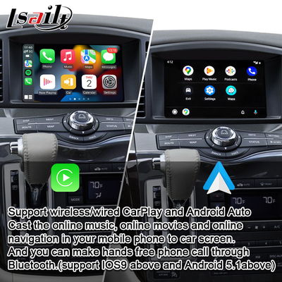 رابط بی‌سیم CarPlay برای Nissan Quest، Patrol، Armada، Infiniti QX با YouTube، Android Auto