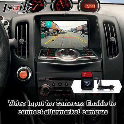 رابط Android Auto CarPlay برای Nissan 370Z Pathfinder Infiniti QX از دوربین های عقب پشتیبانی می کند