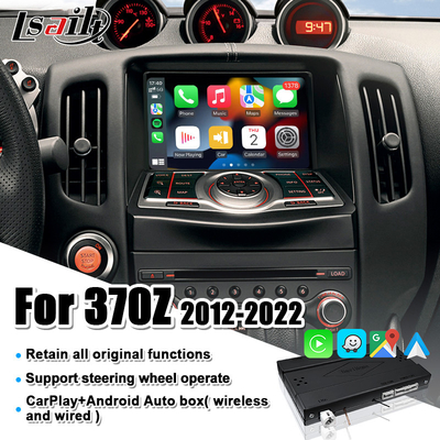 رابط Android Auto CarPlay برای Nissan 370Z Pathfinder Infiniti QX از دوربین های عقب پشتیبانی می کند
