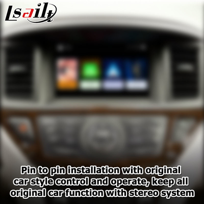 جعبه ناوبری خودکار اندروید Carplay بی سیم برای نیسان Pathfinder R52 2017-2021