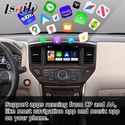 جعبه ناوبری خودکار اندروید Carplay بی سیم برای نیسان Pathfinder R52 2017-2021