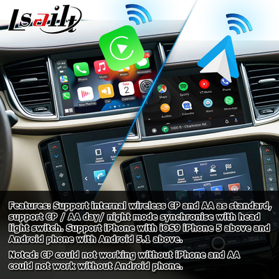 جعبه رسانه Android Auto Wireless Carplay برای ارتقاء OEM Infiniti QX50 2018
