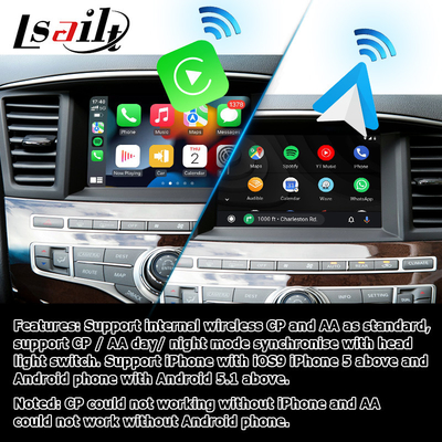 ارتقا خودکار اندروید کارپلی بی سیم Infiniti QX60 OEM