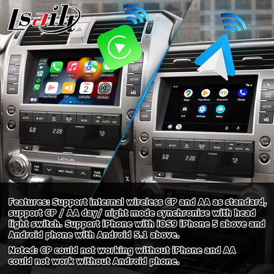 ارتقا خودکار اندروید Apple carplay برای ارتقاء یکپارچه سبک OEM Lexus GX460