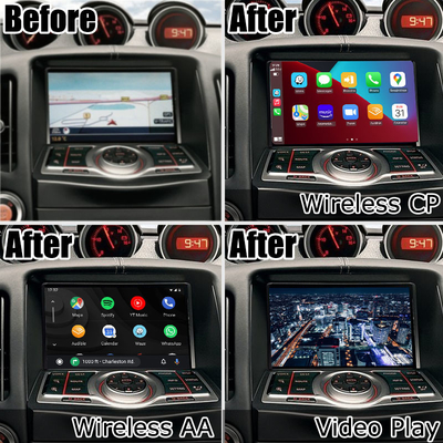 نیسان 370z IT06 بی سیم کارپلی اندروید ارتقاء صفحه نمایش خودکار آینه ای صفحه نمایش