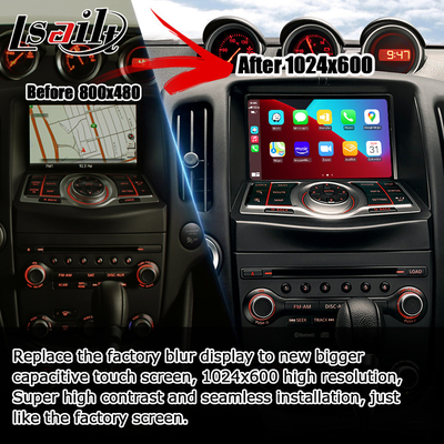 نیسان 370z IT06 بی سیم کارپلی اندروید ارتقاء صفحه نمایش خودکار آینه ای صفحه نمایش