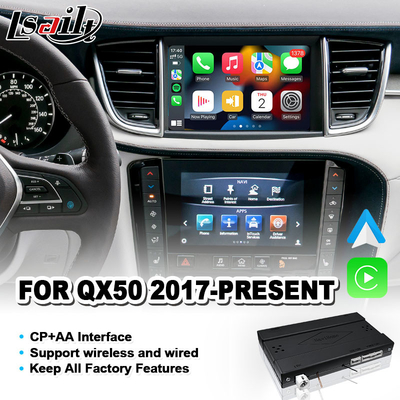 رابط اتوماتیک اندرویدی کارپلی بی سیم برای 2017-2022 Infiniti QX50