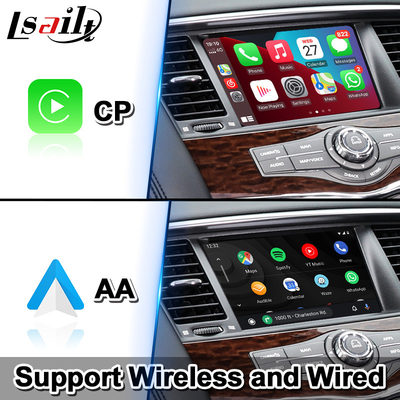 رابط چند رسانه ای Lsailt 4+64 گیگابایتی NISSAN برای پاترول Y62 2018-2020 با Android Auto Carplay