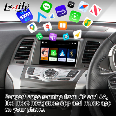 Nissan Murano Z51 Wireless Carplay Android Auto ارتقاء صفحه نمایش چند رسانه ای HD