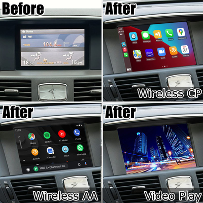 Infiniti M35 M25 Q70 Q70L بی سیم Carplay Android Auto HD ارتقاء صفحه نمایش لمسی