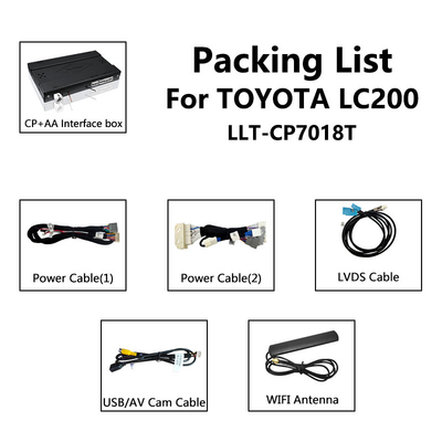 رابط کارپلی برای 2012-2015 لکسوس LX570 LX 570 با اندروید اتوماتیک بی سیم