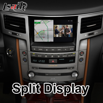 رابط ویدیویی اندروید Lsailt برای لکسوس LX570 2012-2015 با ناوبری GPS یوتیوب بی سیم Carplay