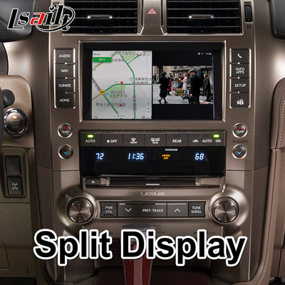 رابط ویدیویی چند رسانه ای اندروید Lexus GX460 با ناوبری بی سیم Carplay GPS