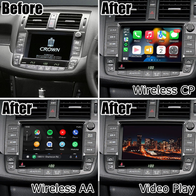 Toyota Crown S200 GRS204 URS206 UZS207 Athlete Majesta 2008-2012 Wireless carplay android auto ارتقا سبک OEM