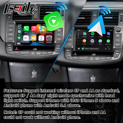 Toyota Crown S200 GRS204 URS206 UZS207 Athlete Majesta 2008-2012 Wireless carplay android auto ارتقا سبک OEM