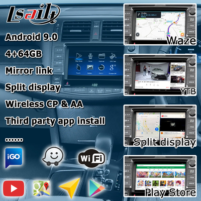 Toyota Crown سیستم اندروید بی سیم carplay android auto upgrade S200 GRS204 URS206 UZS207 Majesta Athlete