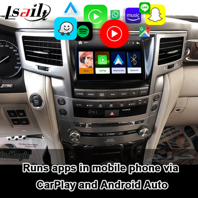 رابط Lexus CarPlay برای LX570 2013-2015 GX460 با بی‌سیم Android Auto، Google Map