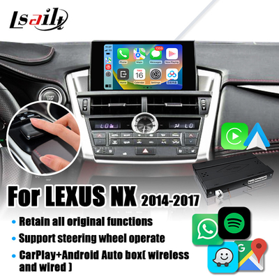 رابط بی‌سیم CarPlay برای Lexus NX NX200t NX300h Android Auto، Mirror Link، HiCar، CarLife