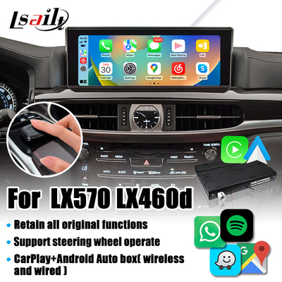 رسیور بی سیم CarPlay برای رابط ویدیویی دوربین Revese Lexus LX LX570 LX460d 2017-2022