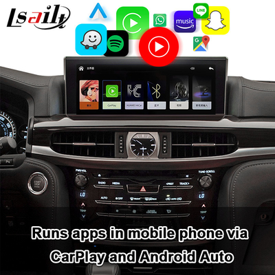 رسیور بی سیم CarPlay برای رابط ویدیویی دوربین Revese Lexus LX LX570 LX460d 2017-2022