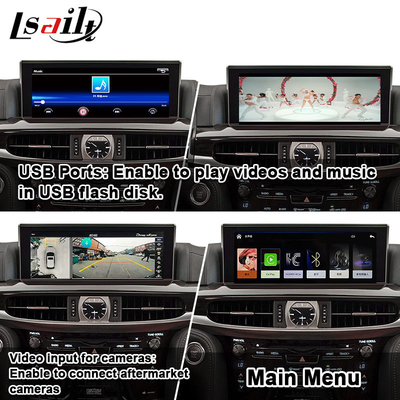 رسیور بی سیم CarPlay برای رابط ویدیویی دوربین Revese Lexus LX LX570 LX460d 2017-2022
