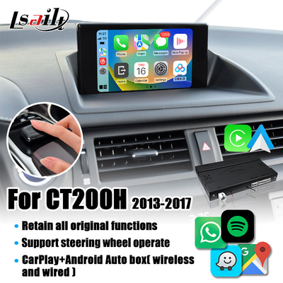 ماژول CarPlay بی‌سیم Lsailt برای Lexus CT200 2013-2022 با Android Auto، Google Map