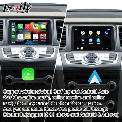 رابط CarPlay برای Nissan Murano Z51 2010-2019 Maxima GT-R با سیستم Linux توسط Lsailt