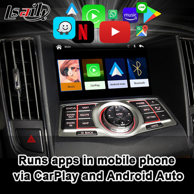 Lsailt Linux CarPlay Android Auto Interface برای Nissan Maxima 2010-2014 Infiniti با Mirror Link