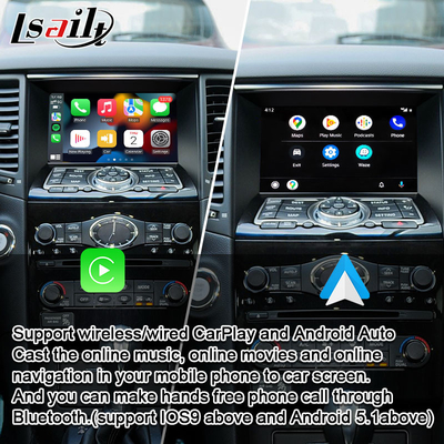 رابط بی‌سیم Apple CarPlay Android Auto ارتقای صفحه نمایش اصلی برای Infiniti FX Q QX