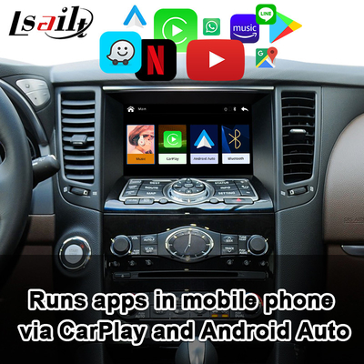 رابط بی‌سیم Apple CarPlay Android Auto ارتقای صفحه نمایش اصلی برای Infiniti FX Q QX
