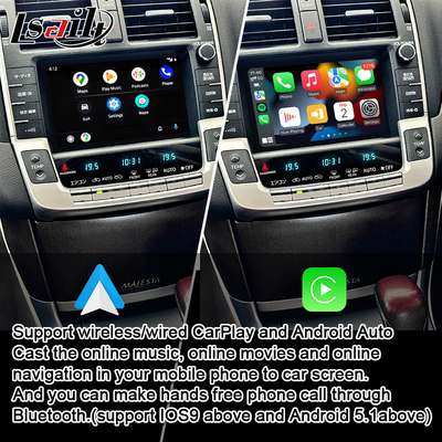 Toyota Wireless CarPlay Interface Android Auto برای Crown، Land Cruiser LC200