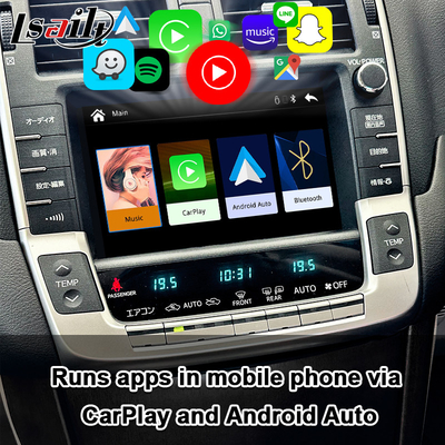 Toyota Wireless CarPlay Interface Android Auto برای Crown، Land Cruiser LC200