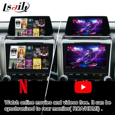 رابط ویدیویی چند رسانه ای اندروید یکپارچه OEM با CarPlay بی سیم، Android Auto، YouTube