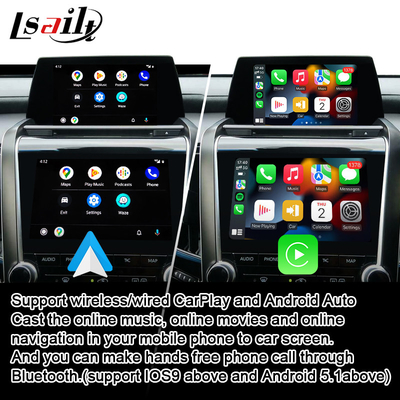 رابط ویدیویی چند رسانه ای اندروید یکپارچه OEM با CarPlay بی سیم، Android Auto، YouTube