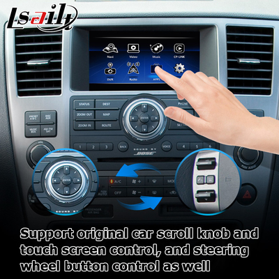 رابط ویدیویی اندروید carplay android auto box برای نیسان آرمادا TA60 2008-2015