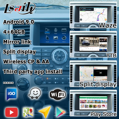 رابط ویدیویی اندروید carplay android auto box برای نیسان آرمادا TA60 2008-2015