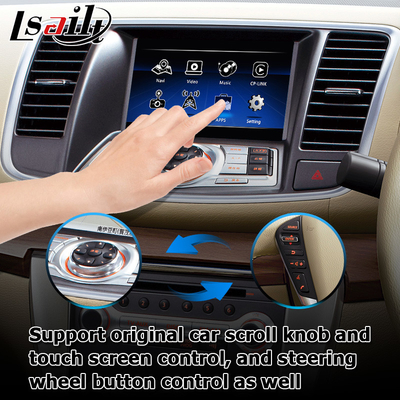 رابط ویدیویی Nissan Teana J32 اندروید با ادغام خودکار اندروید carplay بی سیم