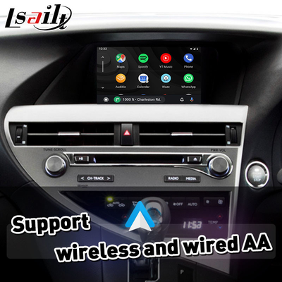 Lsait Wireless Carplay Android Auto Interface برای Lexus RX 270 350 450h F Sport AL10 2012-2015