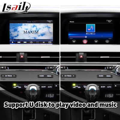 Lsait Wireless Carplay Android Auto Interface برای Lexus RX 270 350 450h F Sport AL10 2012-2015