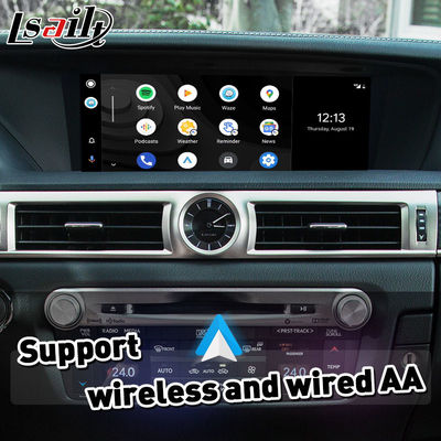 Lsailt Android Auto Carplay Interface برای لکسوس GS350 GS200t GS300h GS450h AWD F Sport 2016-2020