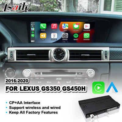 رابط کاربری اندروید اتو و کارپلی برای لکسوس GS 350 200t 300h 450h AWD F Sport 2016-2020