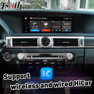 Lsailt Android Auto Carplay Interface برای لکسوس GS350 GS200t GS300h GS450h AWD F Sport 2016-2020