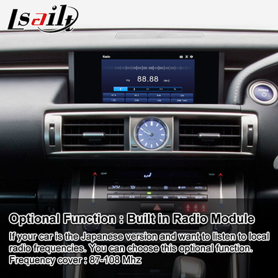 رابط چند رسانه ای اندرویدی Lsailt برای لکسوس IS 300h 250 350 200t 300 AWD F Sport XE30 2013-2016